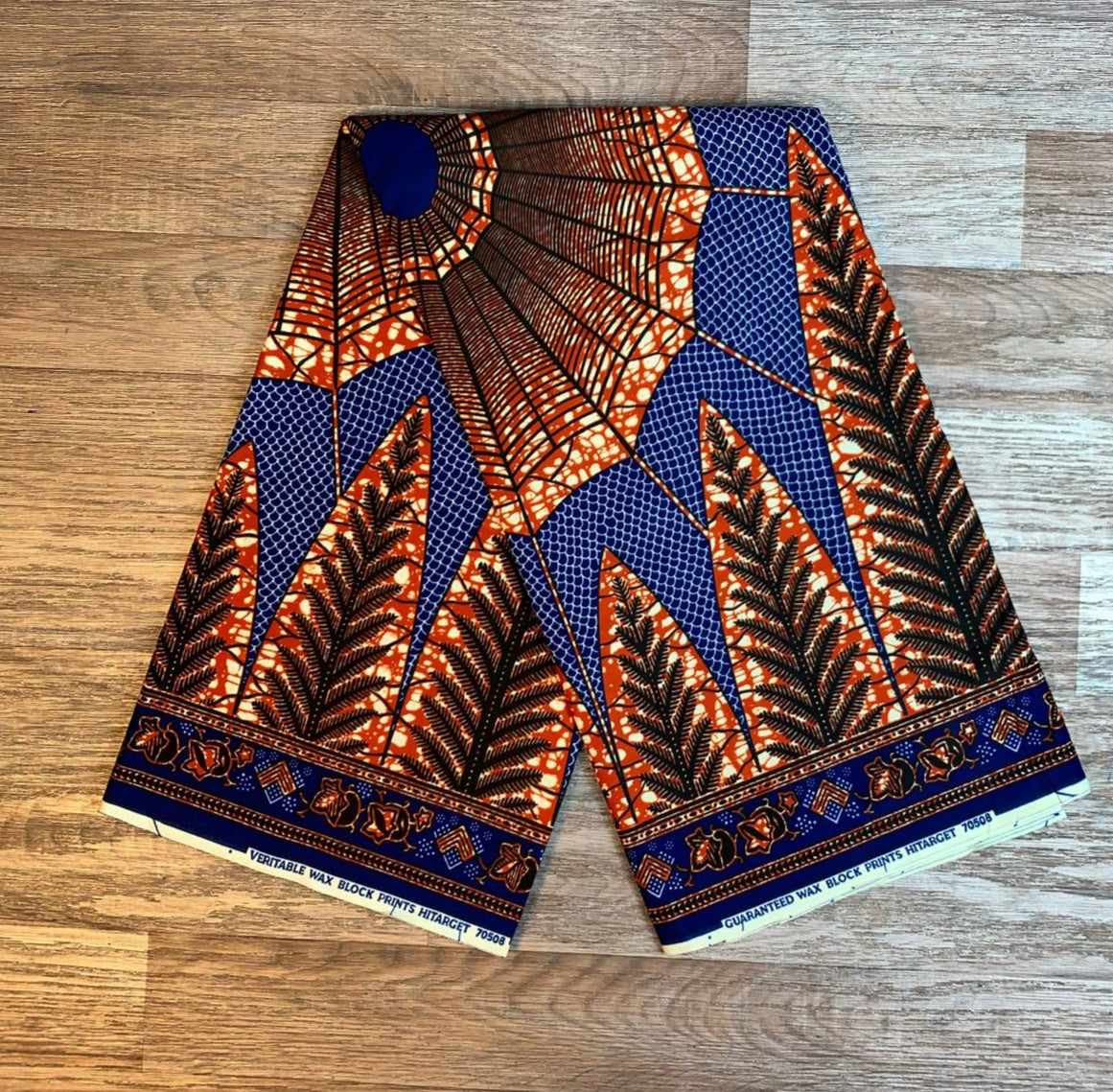 Afrikanische Wachsstoffe, 100 % Baumwolle, Ankara-Design, 1 bis 6 Yards, Wax Hitarget, authentisches Muster: Kollektion