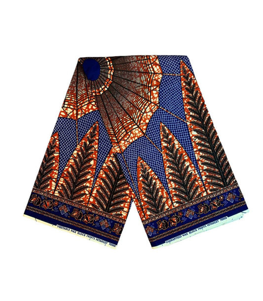 Afrikanische Wachsstoffe, 100 % Baumwolle, Ankara-Design, 1 bis 6 Yards, Wax Hitarget, authentisches Muster: Kollektion