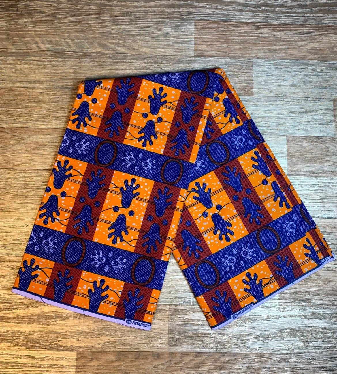 Tissus Wax Africain 100% Coton Ankara 1 à 6 yards Wax Hitarget motif : Mains