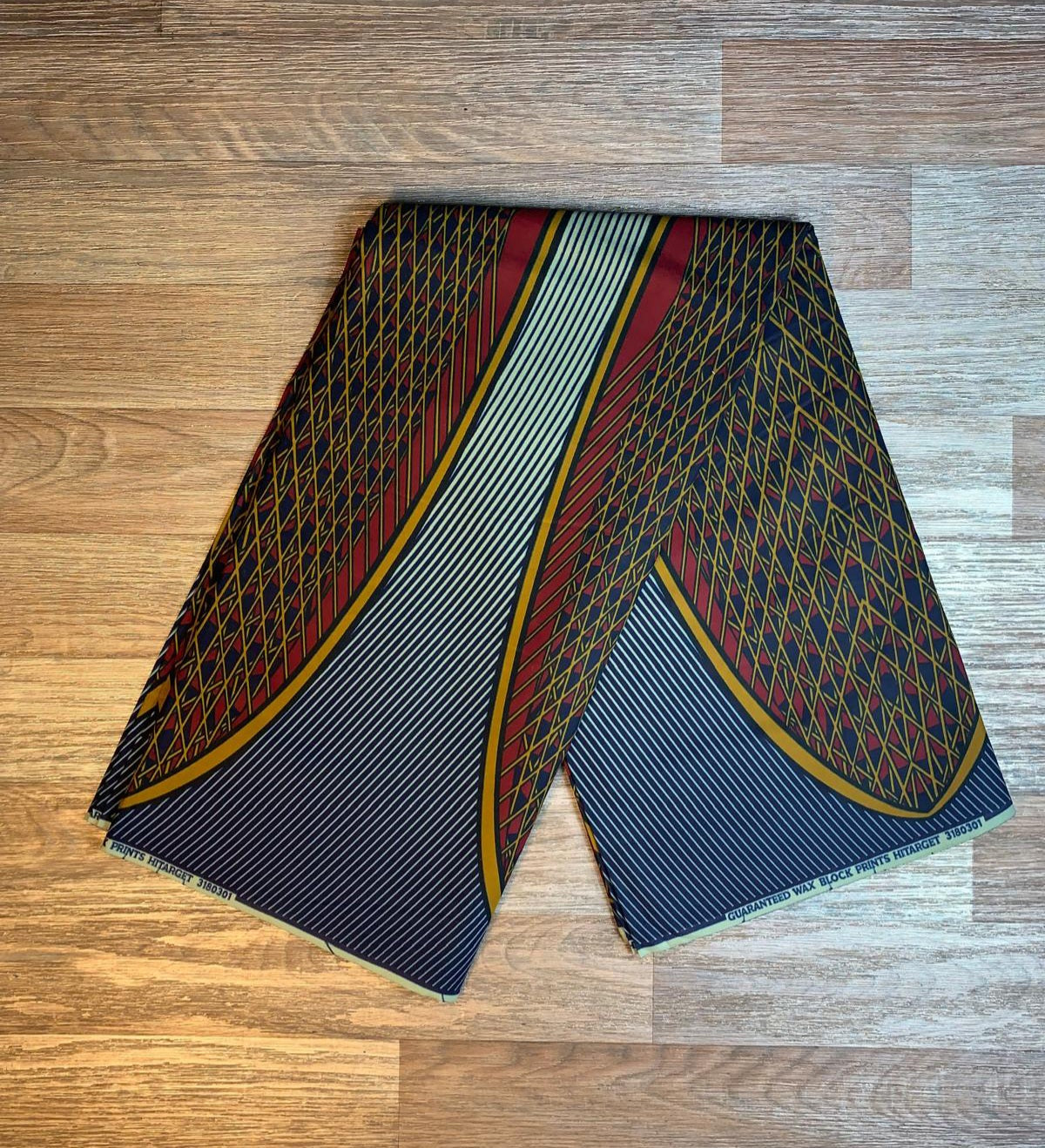 Afrikanische Wachsstoffe, 100 % Baumwolle, Ankara-Design, 1 bis 6 Yards, Wax Hitarget, authentisches Muster: Kollektion