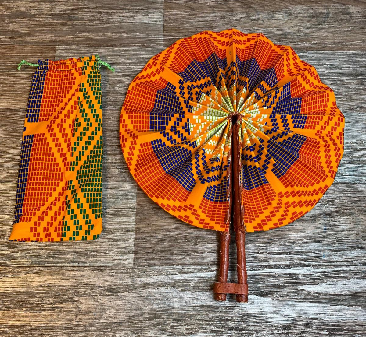Wachsfächermuster: Kente