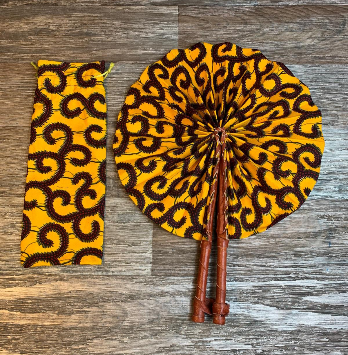 Wachsfächermuster: Gelbe Makkaroni