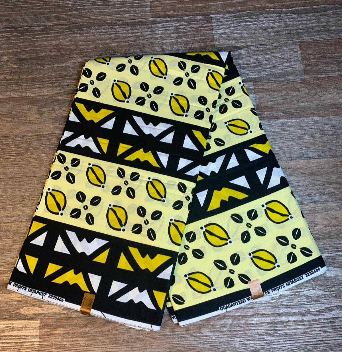 Tissus Wax Africain 100% Coton Ankara 1 à 12 yards Wax Hitarget motif : Bogolan Design Ethnique