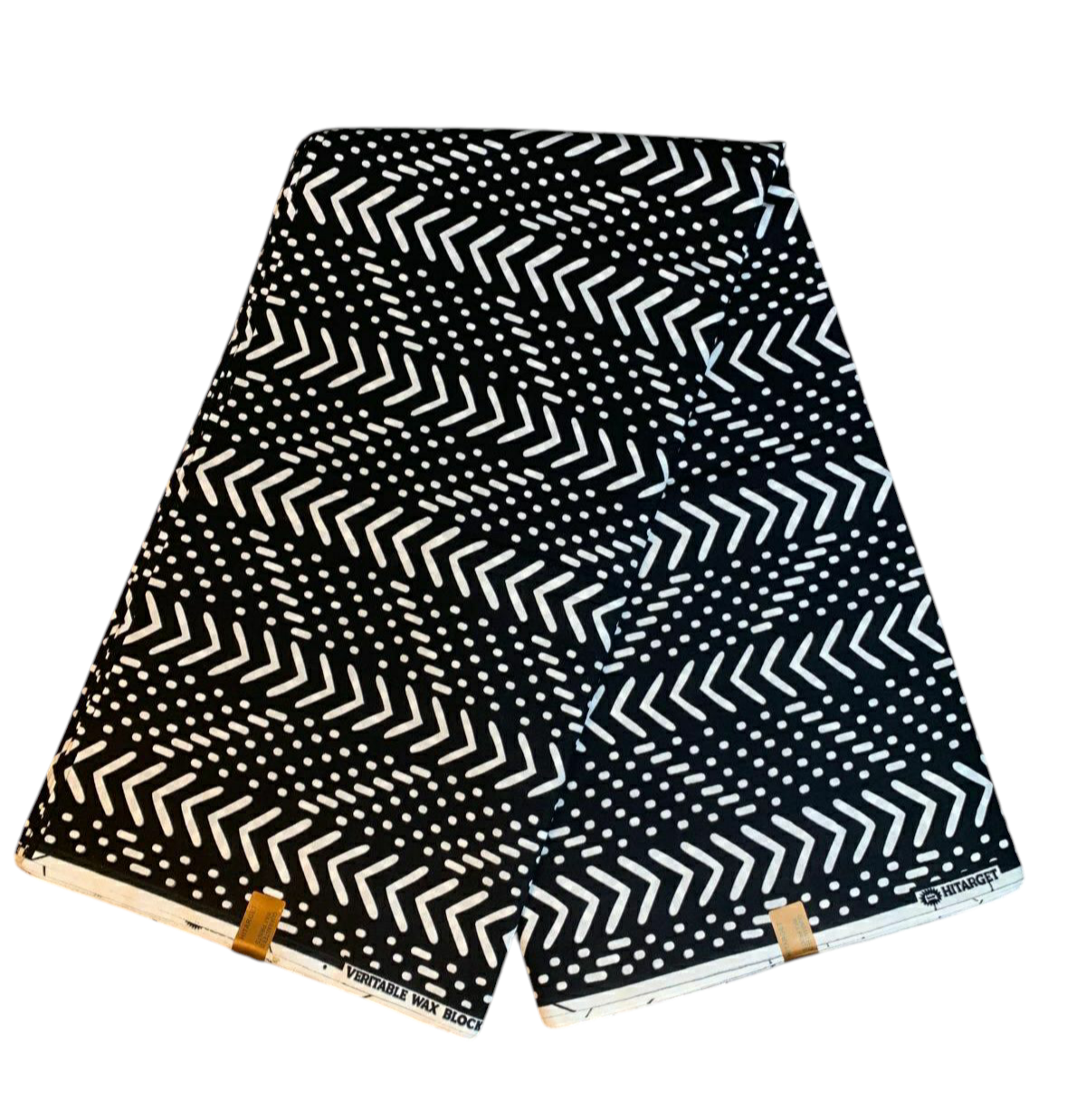 Tissus Wax Africain 100% Coton Ankara 1 à 12 yards Wax Hitarget motif : Bogolan Batik