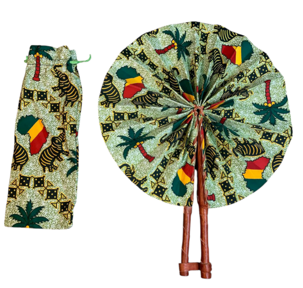 Wachsfächermuster: Afrika