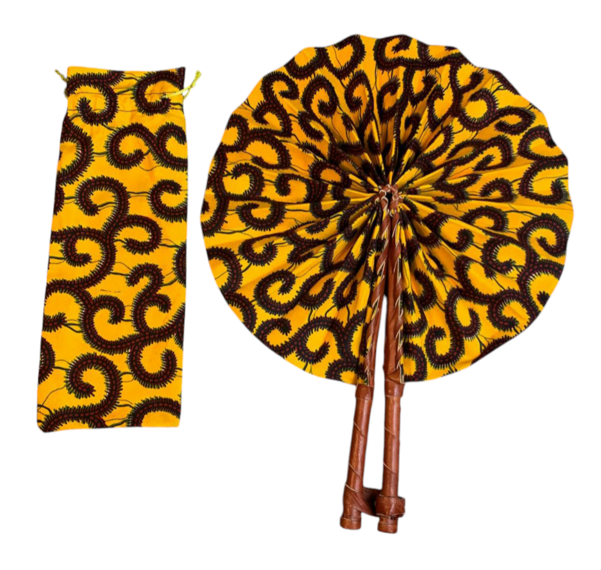 Wachsfächermuster: Gelbe Makkaroni