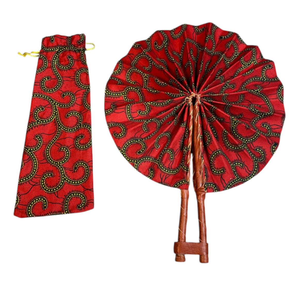 Wachsfächermuster: Rote Makkaroni