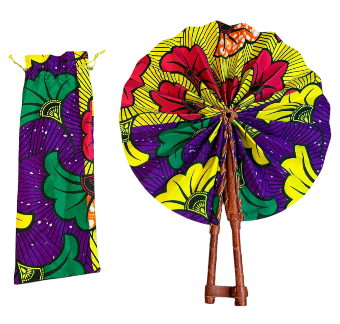 Wachsfächermuster: Bunte Hochzeitsblumen