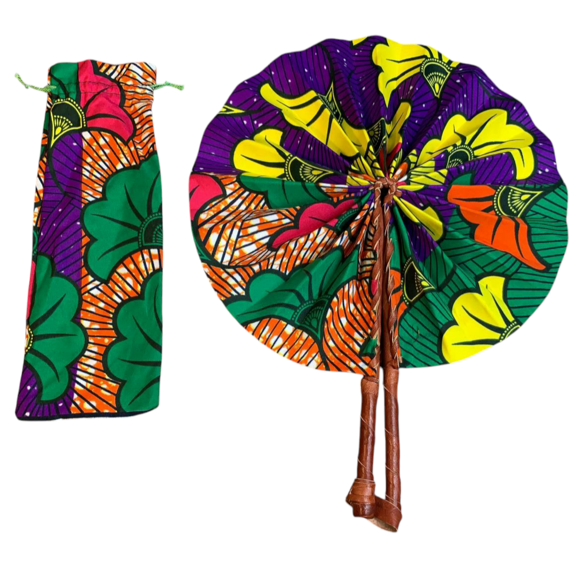 Wachsfächermuster: Bunte Hochzeitsblumen