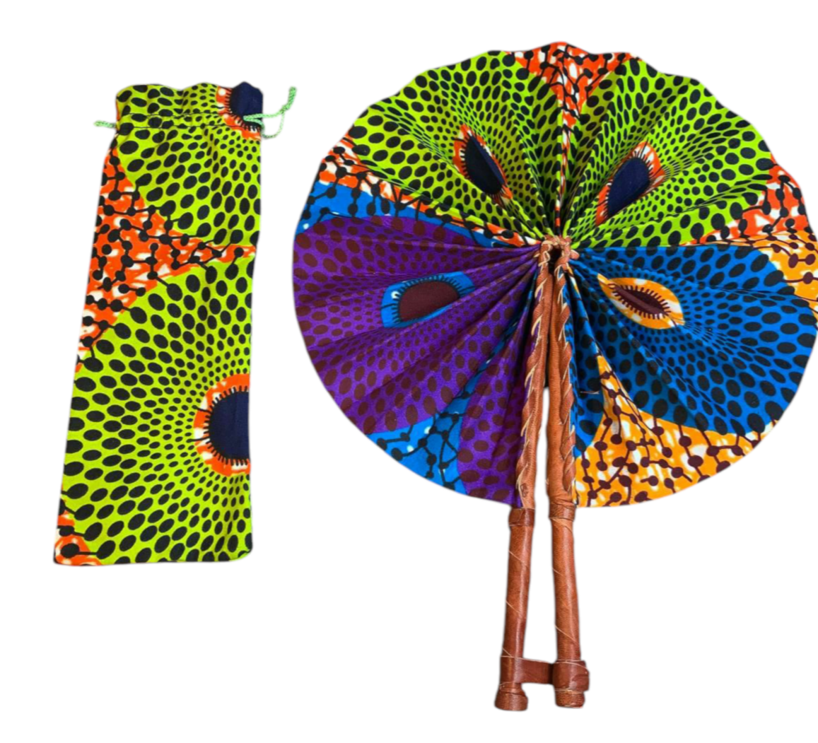 Wachsfächermuster: Mehrfarbige Scheiben