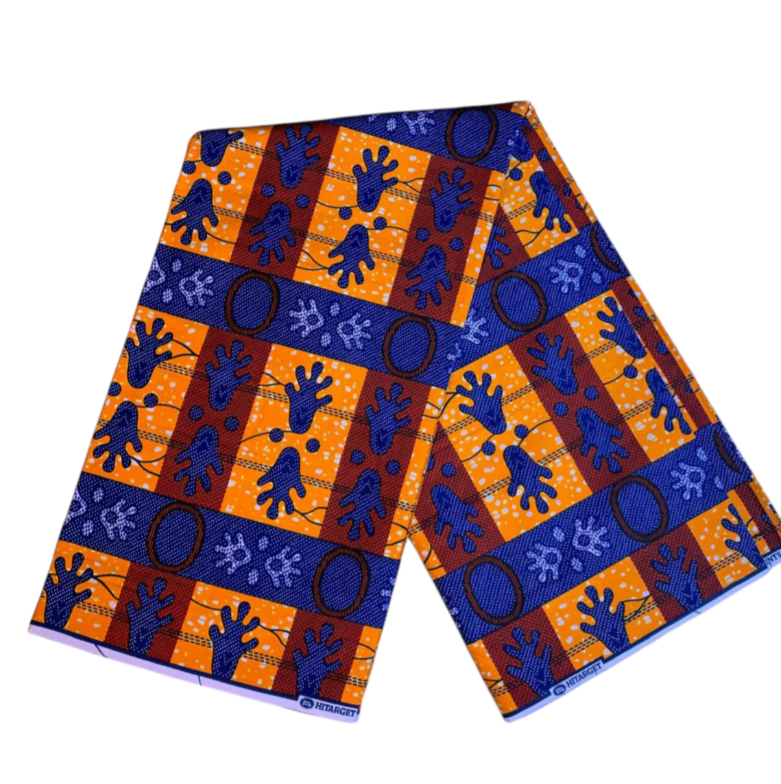 Tissus Wax Africain 100% Coton Ankara 1 à 6 yards Wax Hitarget motif : Mains