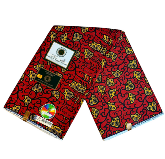 Afrikanische Wachsstoffe, 100 % Baumwolle, Ankara-Design, 1 bis 12 Yards, Wax Hitarget, authentisches Muster: Kollektion