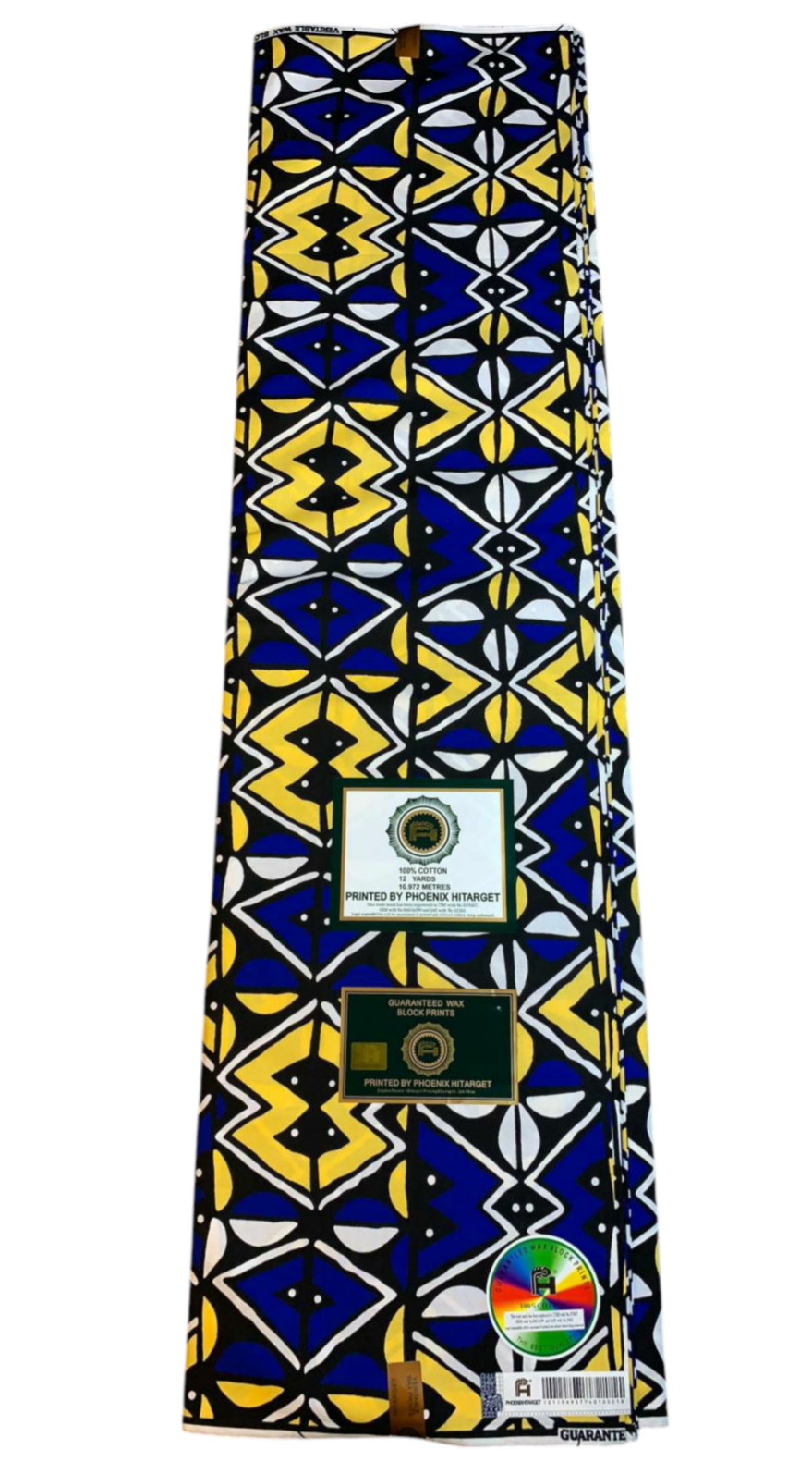 Tissus Wax Africain 100 Coton Ankara 1 à 12 Yards.Wax Hitarget Motif : Bogolan Design. Ethnique
