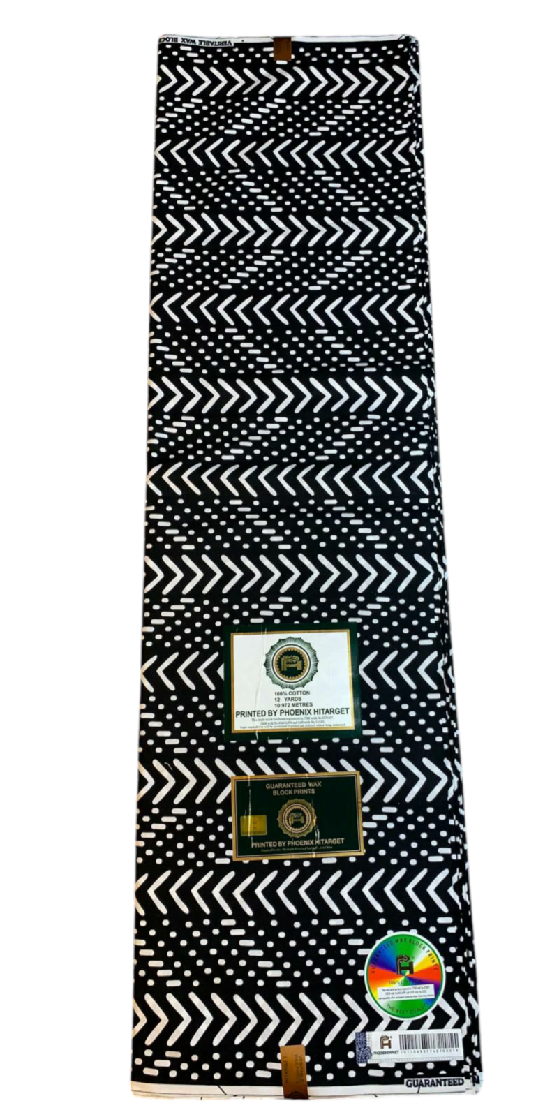 Tissus Wax Africain 100% Coton Ankara 1 à 12 yards Wax Hitarget motif : Bogolan Batik