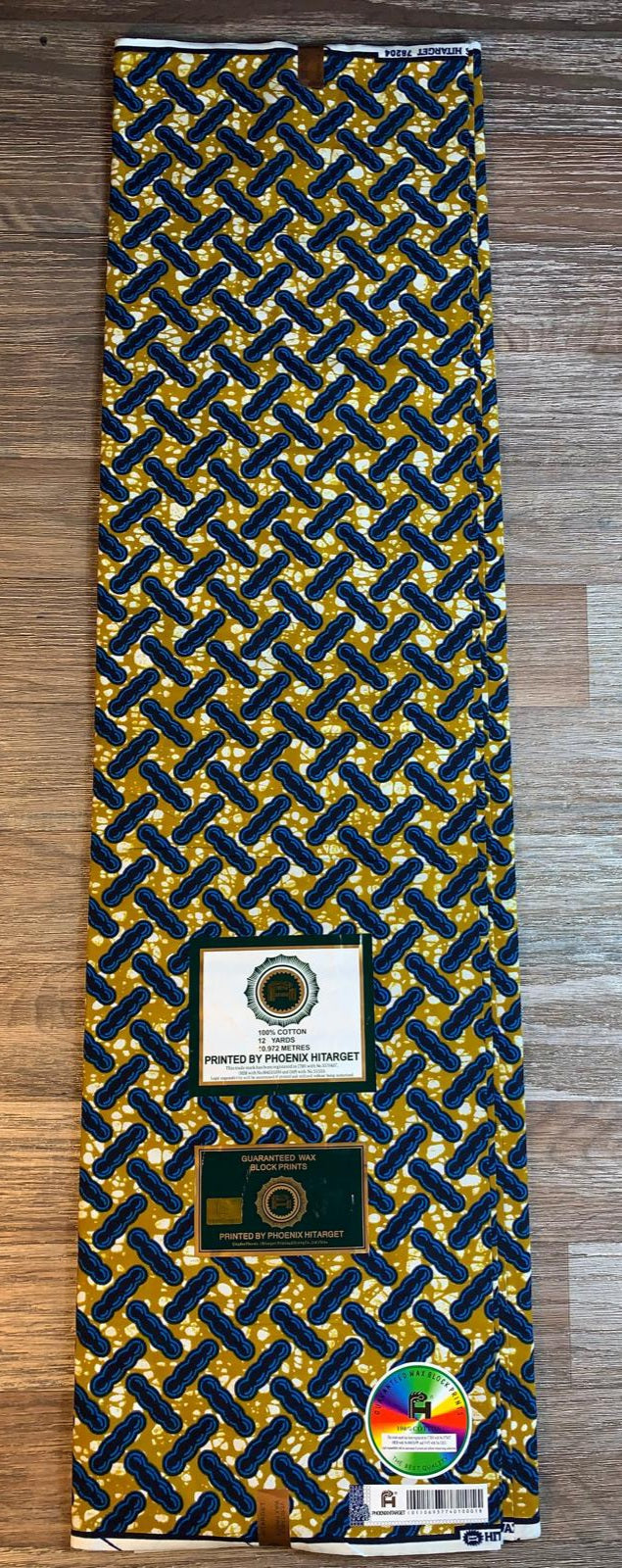 Tissus Wax Africain 100% Coton Ankara 1 à 6 Yards Wax Hitarget