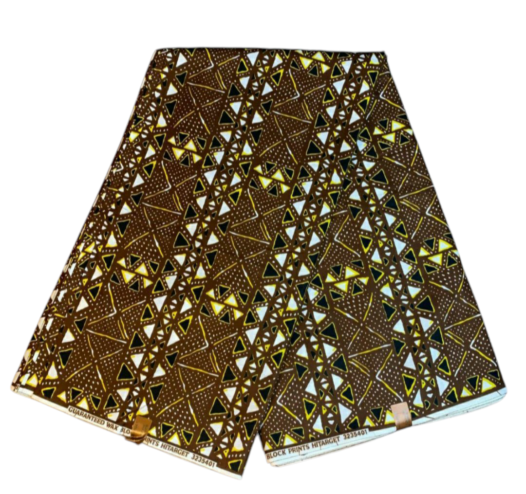 Tissus Wax Africain 100% Coton Ankara 1 à 12 yards Wax Hitarget Design Ethnique