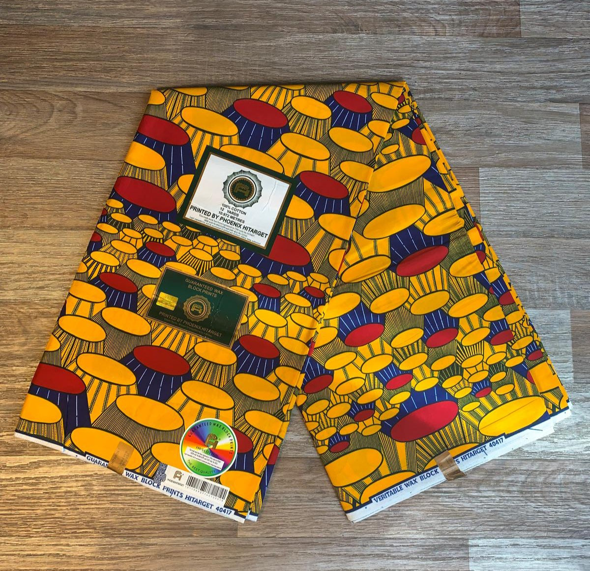 Tissus Wax Africain 100% Coton Ankara 1 à 6 yards Wax Hitarget Oche Eze Kings Chair Igbo.