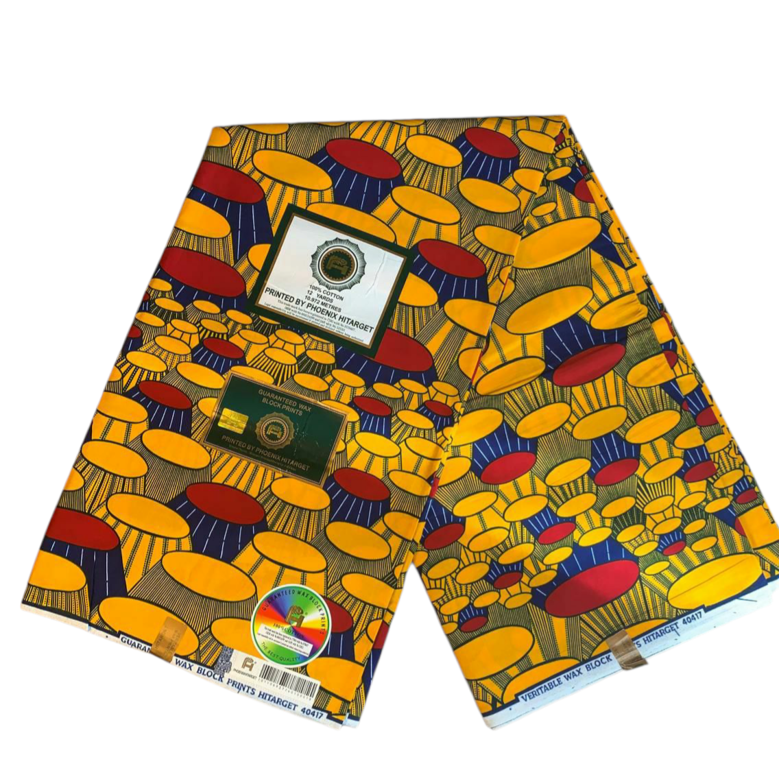 Tissus Wax Africain 100% Coton Ankara 1 à 6 yards Wax Hitarget Oche Eze Kings Chair Igbo.