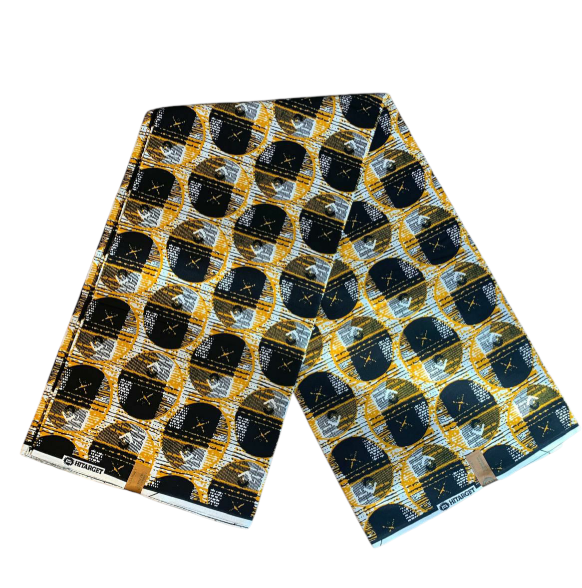 Tissus Wax Africain 100% Coton Ankara Design 1 à 6 yards Wax Hitarget Authentique Design Ethnique Vintage.