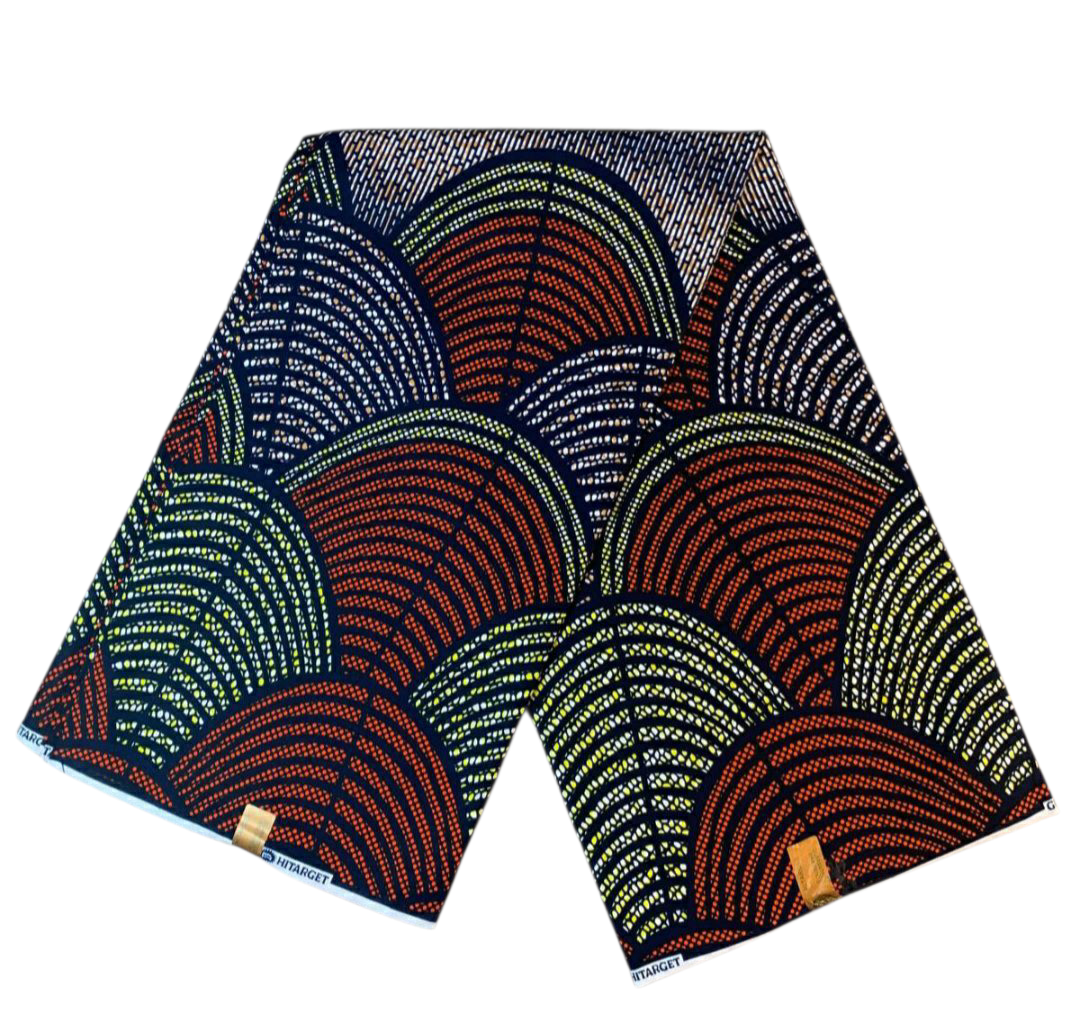 Tissus Wax Africain 100% Coton Ankara  1 à 6 yards Wax Hitarget