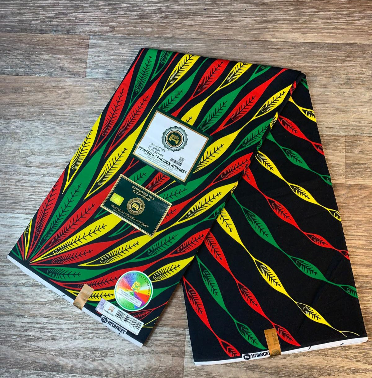 Tissus Wax Africain 100% Coton Ankara 1 à 6 yards Wax Hitarget Ankara