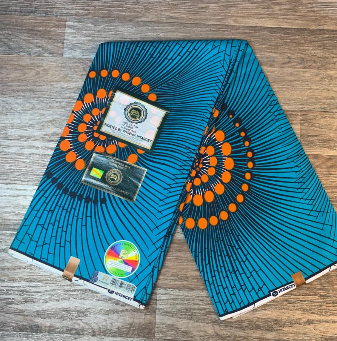 Tissus Wax Africain 100% Coton Ankara 1 à 6 yards Wax Hitarget