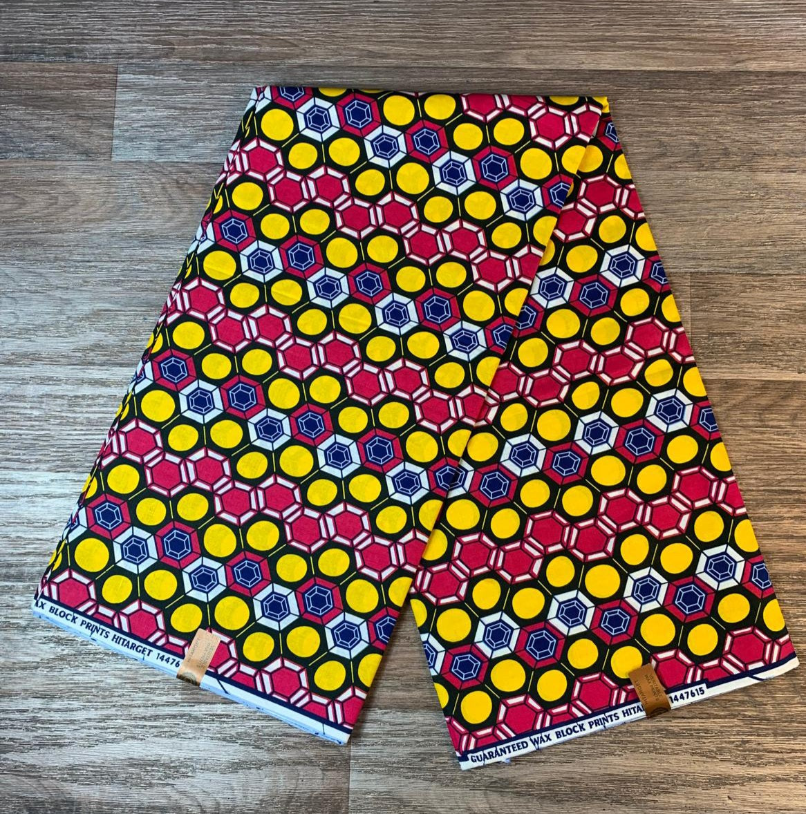 Tissus Wax Africain 100% Coton Ankara 1 à 6 yards Wax Hitarget