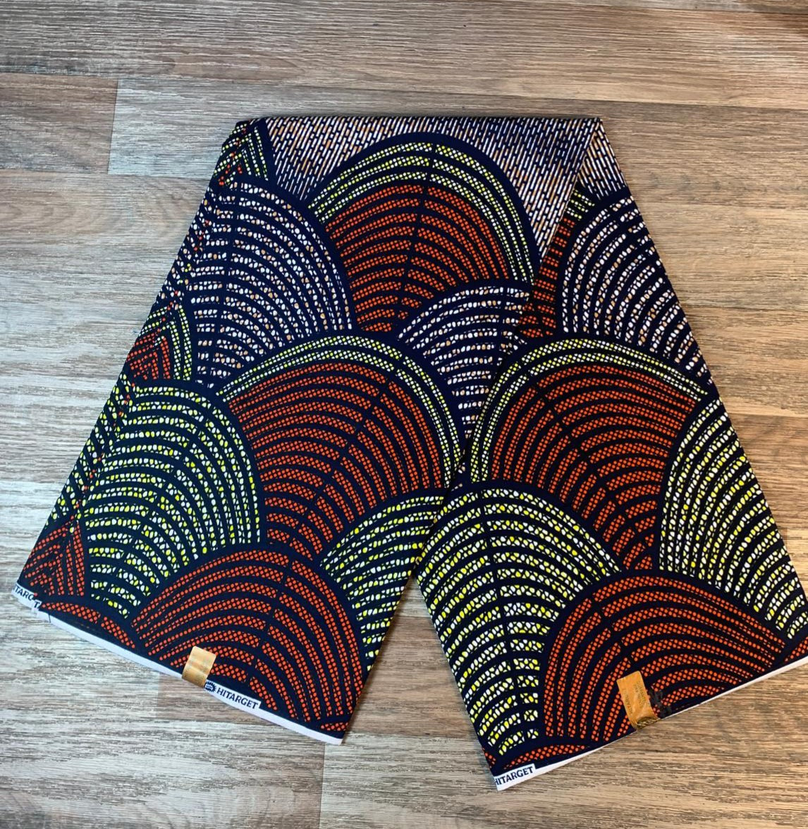 Tissus Wax Africain 100% Coton Ankara 1 à 6 yards Wax Hitarget