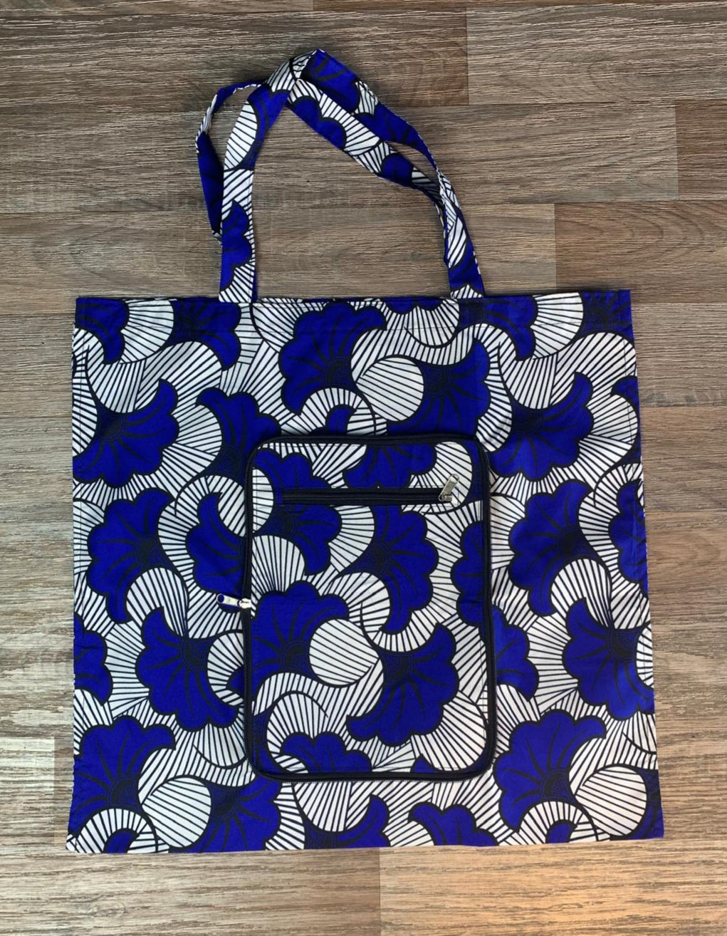 Tote Bag en Wax Carré