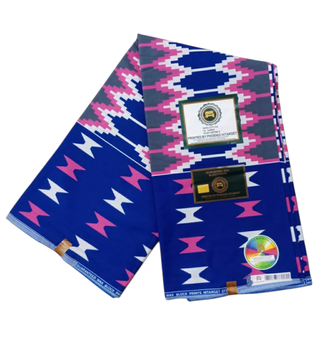 Tissus Wax Africain 100% Coton Ankara 1 à 6 yards Wax Hitarget Ankara Afrique Artisanale