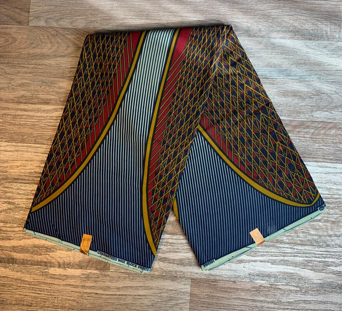 Tissus Wax Africain 100% Coton Ankara  1 à 12 yards Wax Hitarget   Ankara