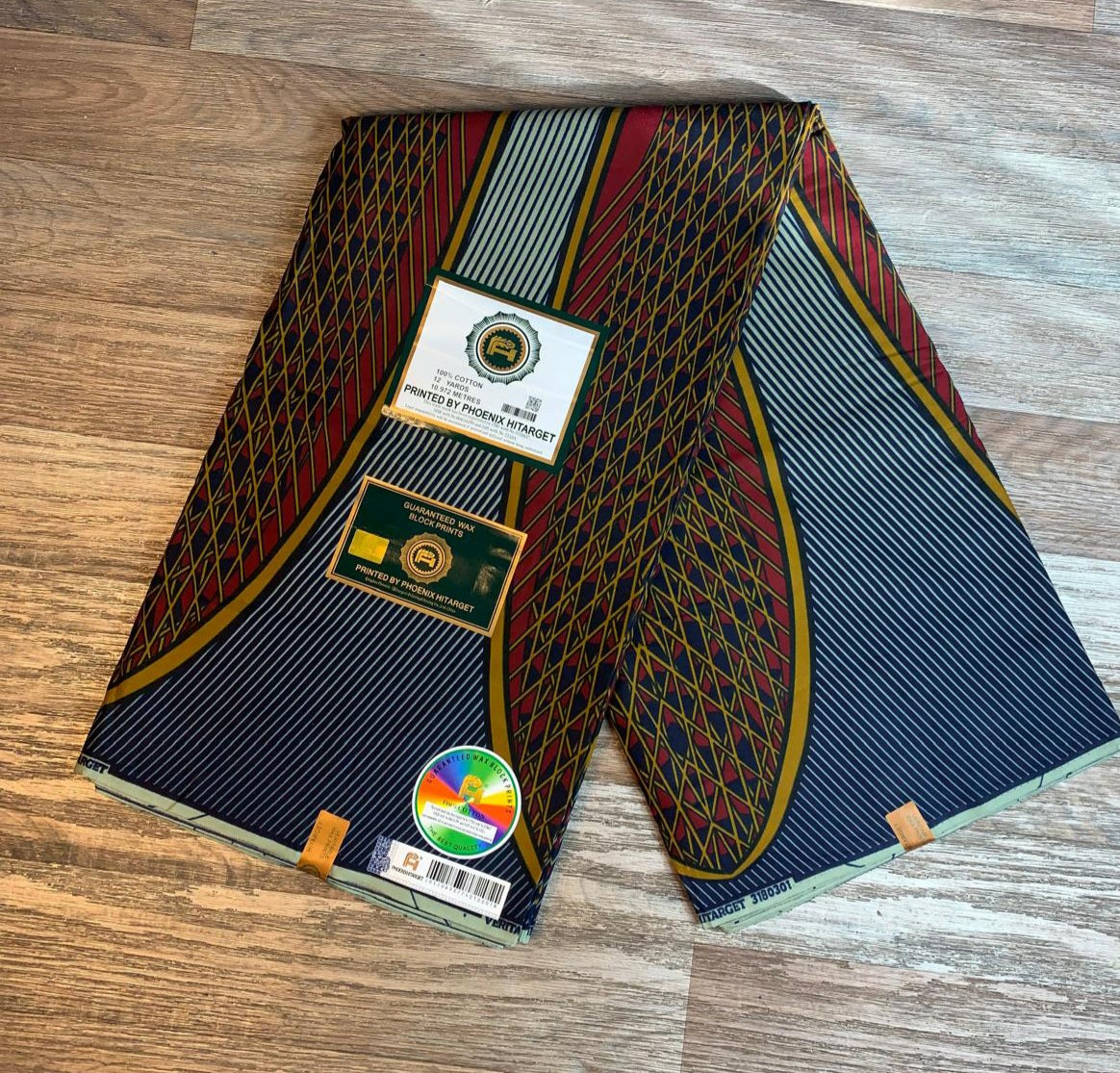 Tissus Wax Africain 100% Coton Ankara 1 à 12 yards Wax Hitarget Ankara