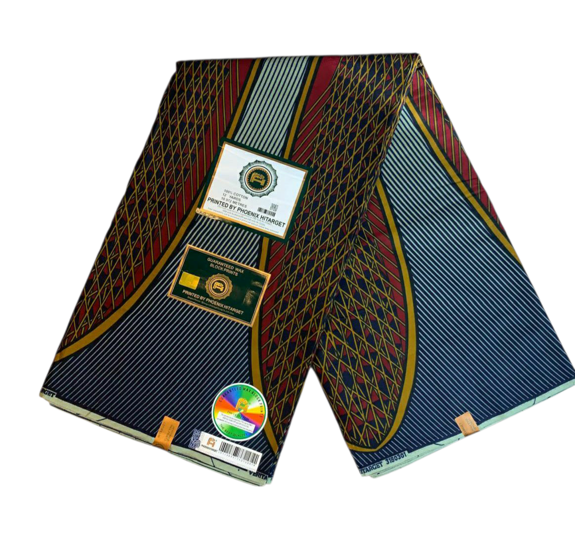 Tissus Wax Africain 100% Coton Ankara 1 à 12 yards Wax Hitarget Ankara