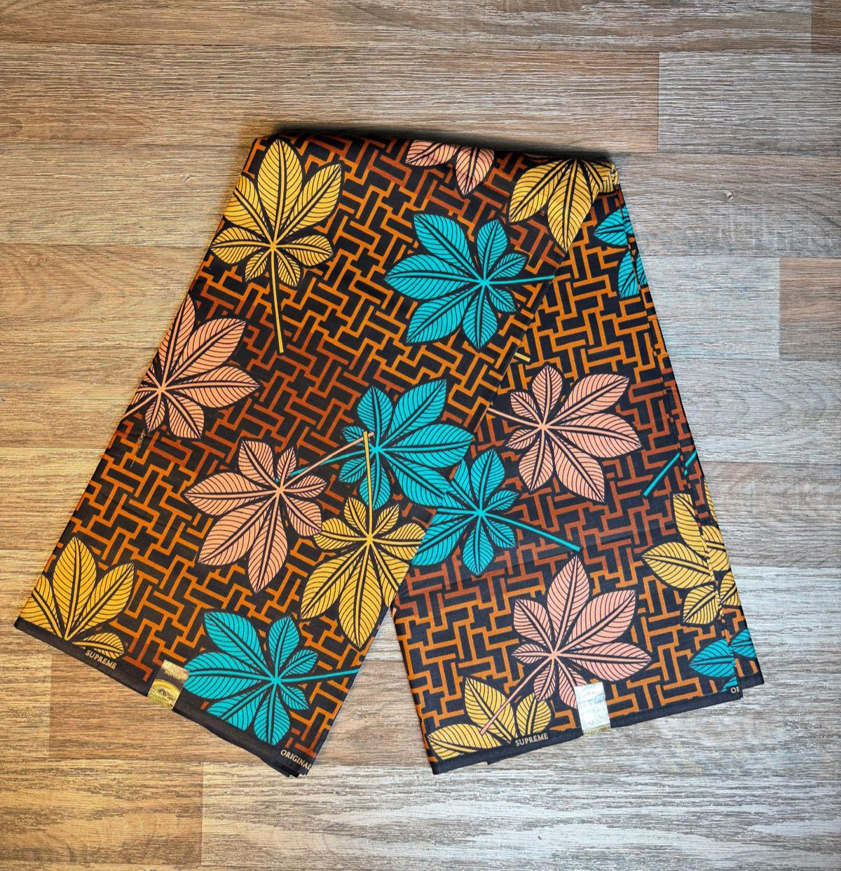 Tissus Wax Africain Ankara 1 à 6 yards Wax Supreme 100% Coton