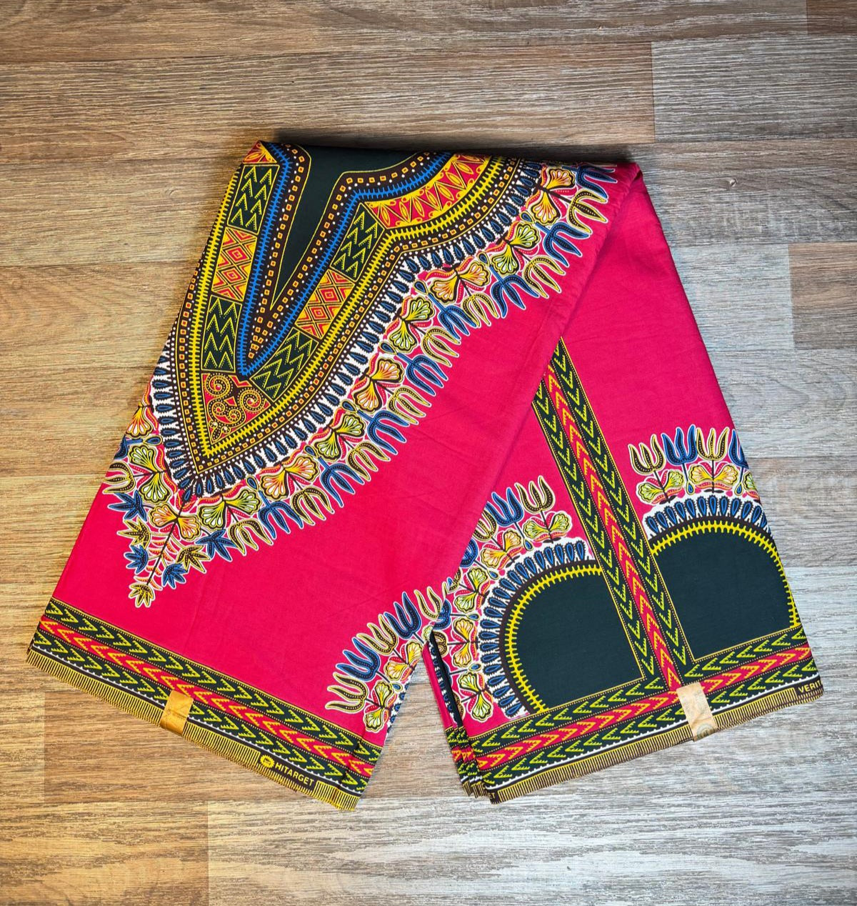Tissus Wax "1 à 12 yards Wax Africain Wax 100% Coton Dashiki Rose
