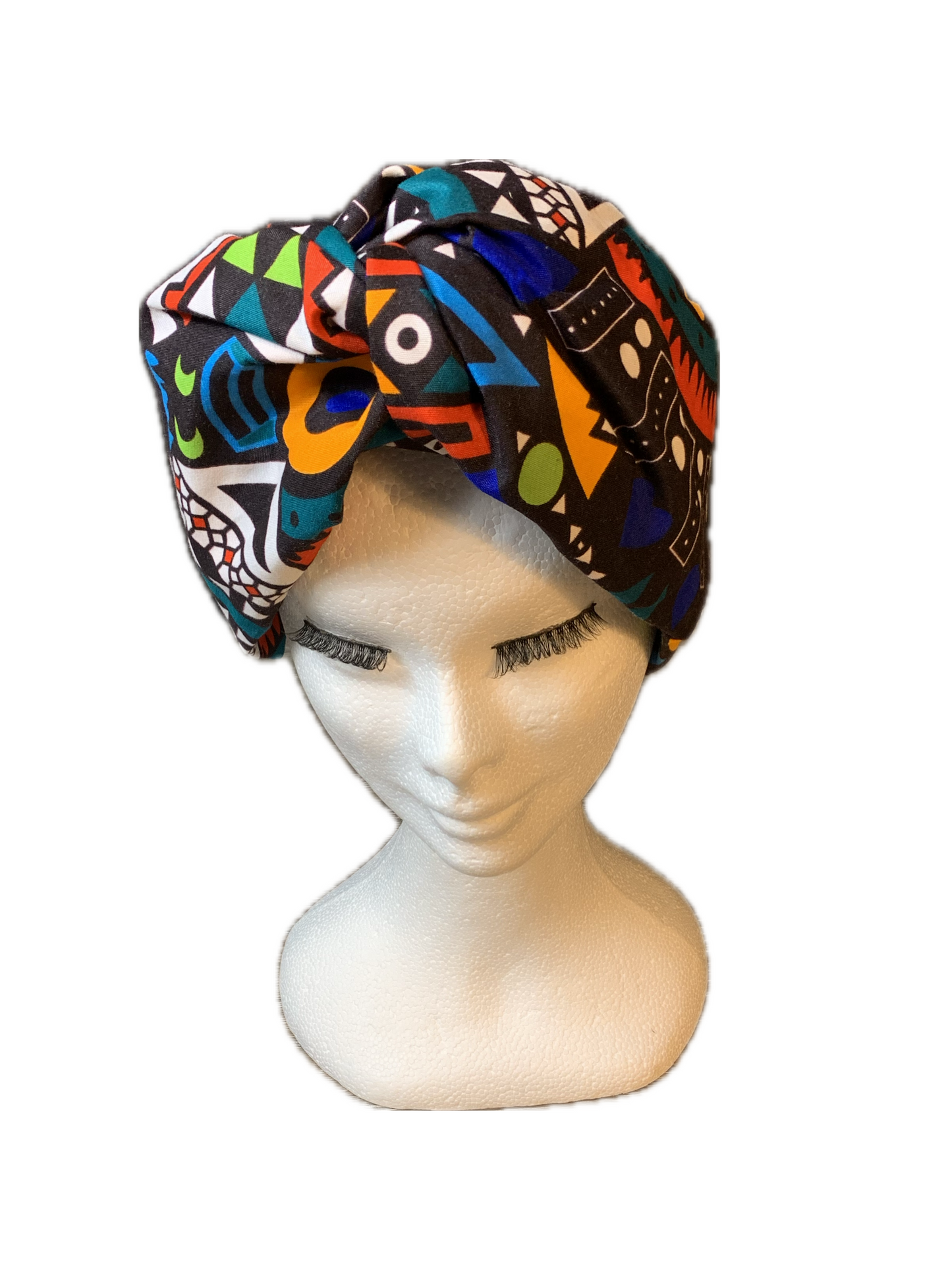 Crossed Wax Headband | African Fabric Fashion Accessory