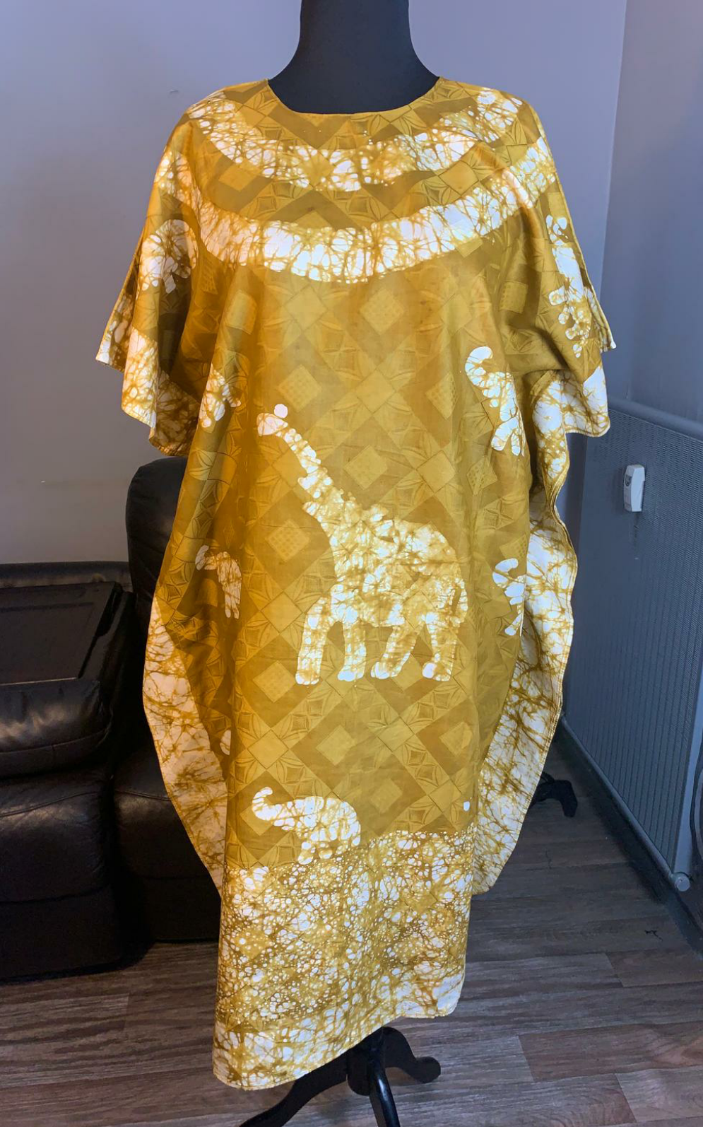 Robe Bazin Batik Style Bohème a Motifs 100% Coton