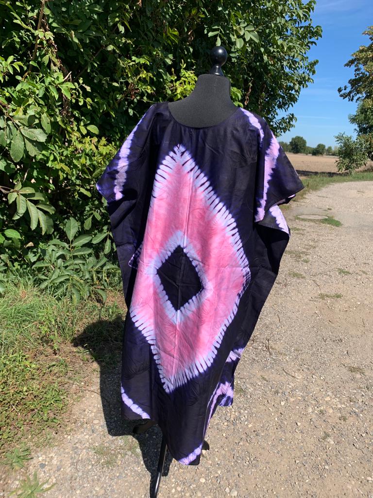 Bazin Dress Pink