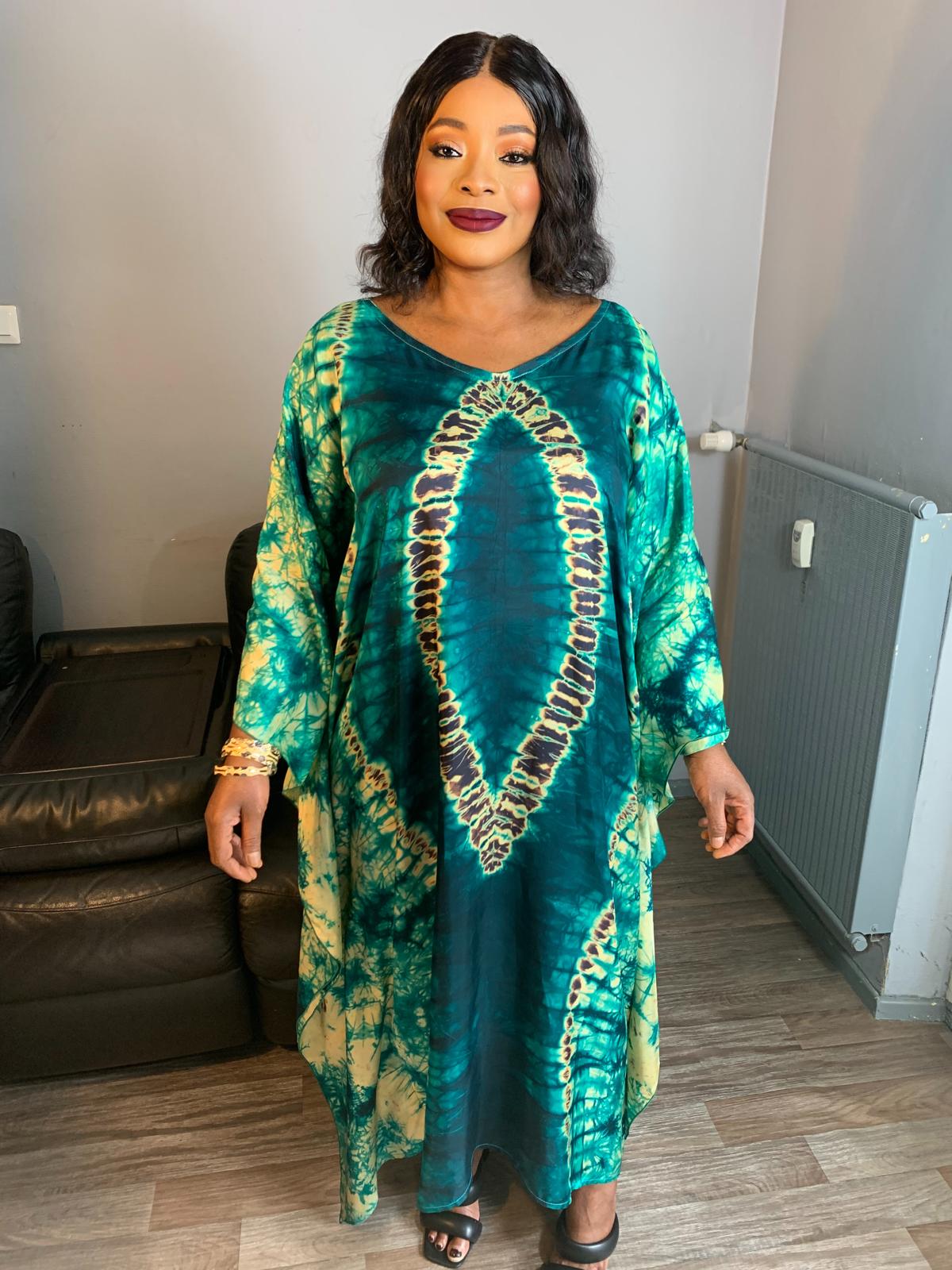 Caftan Boubou Africain Femme Tissu Pagne Les Modèles Robe