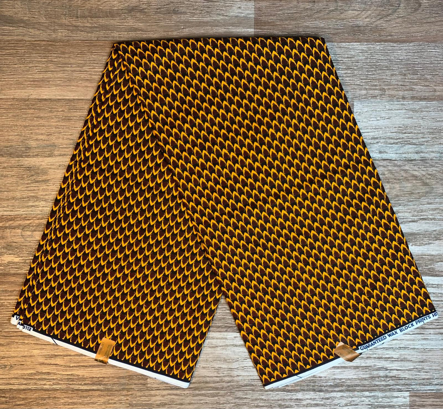 Tissus en Wax 1 à 5 Yards Marque "Hitarget" Wax Qualité Supérieure Real Wax Motif : Griffes de Tigre