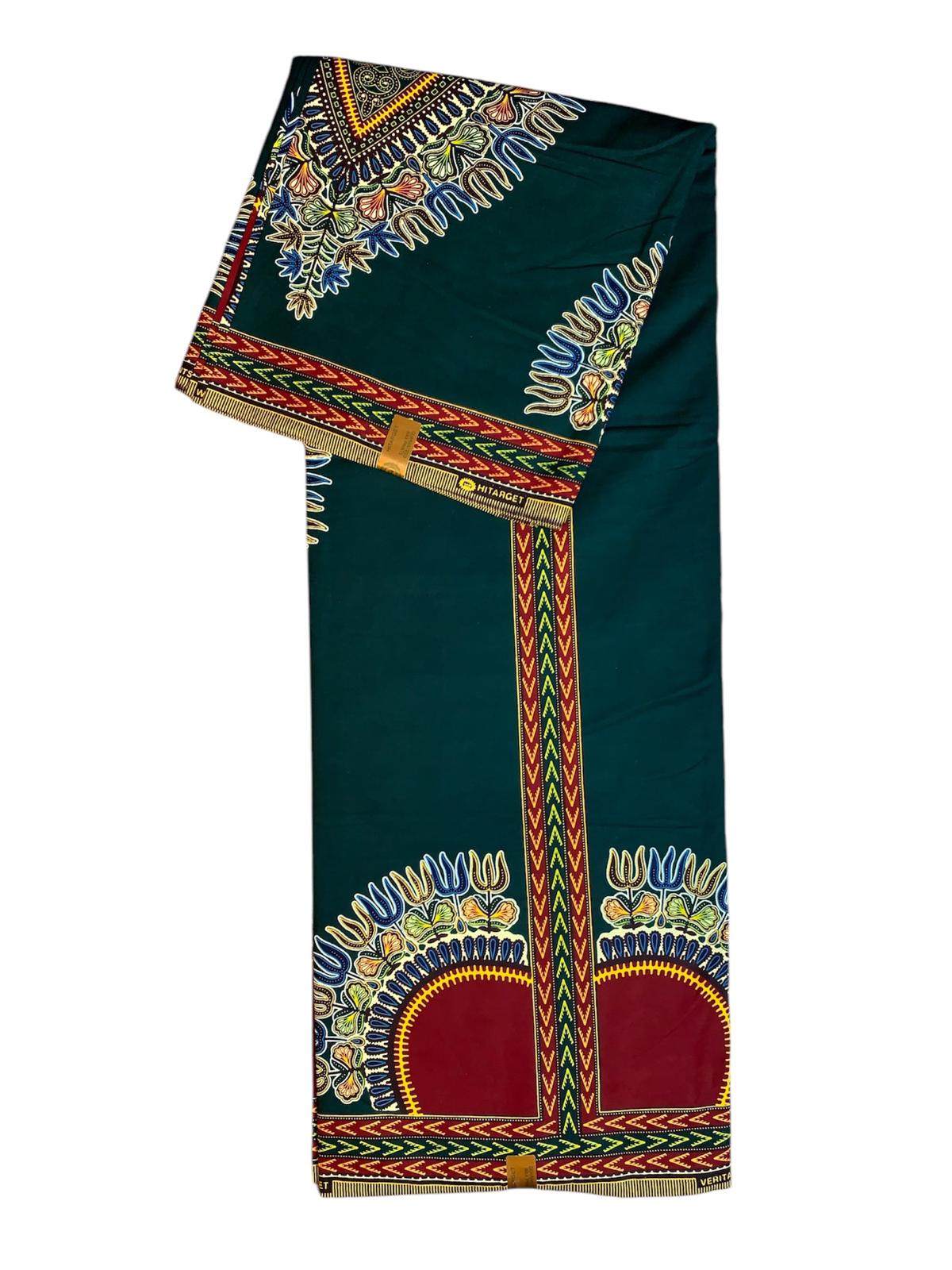 Tissus Wax Africain 100% Coton Ankara Design 1 à 6 yards Wax Hitarget Authentique motif : Balai Blanc et Rouge