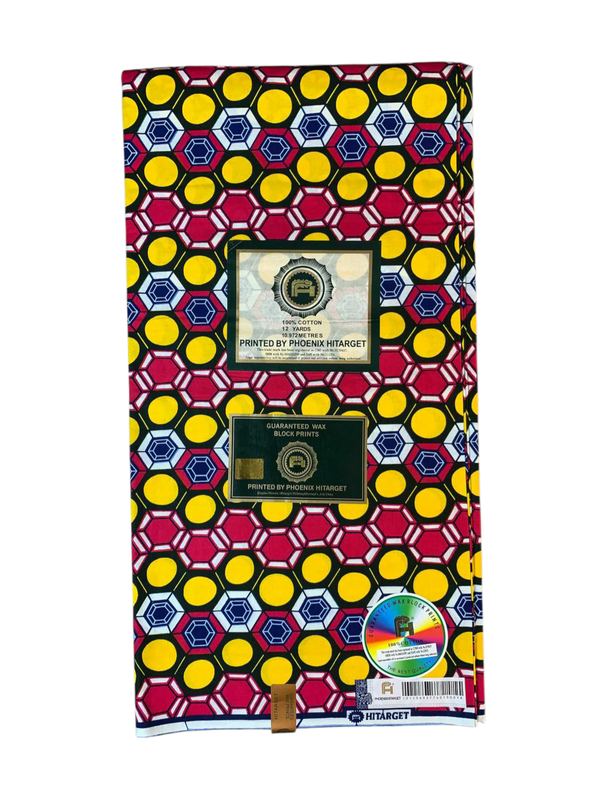 Tissus Wax Africain 100% Coton Ankara 1 à 6 yards Wax Hitarget