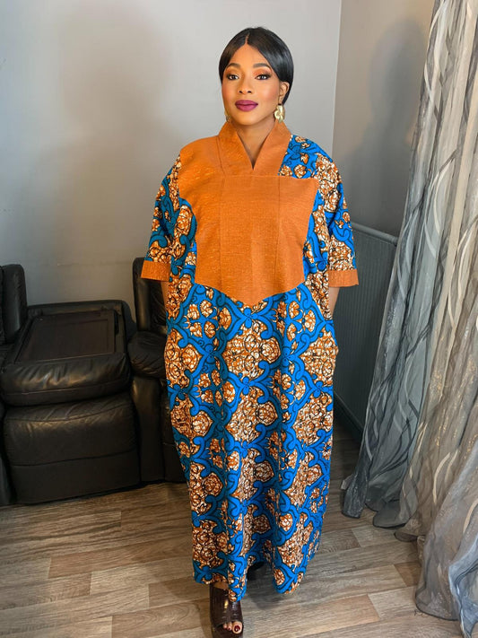 Robe Wax Africain Achorké Caftan- Kaftan.