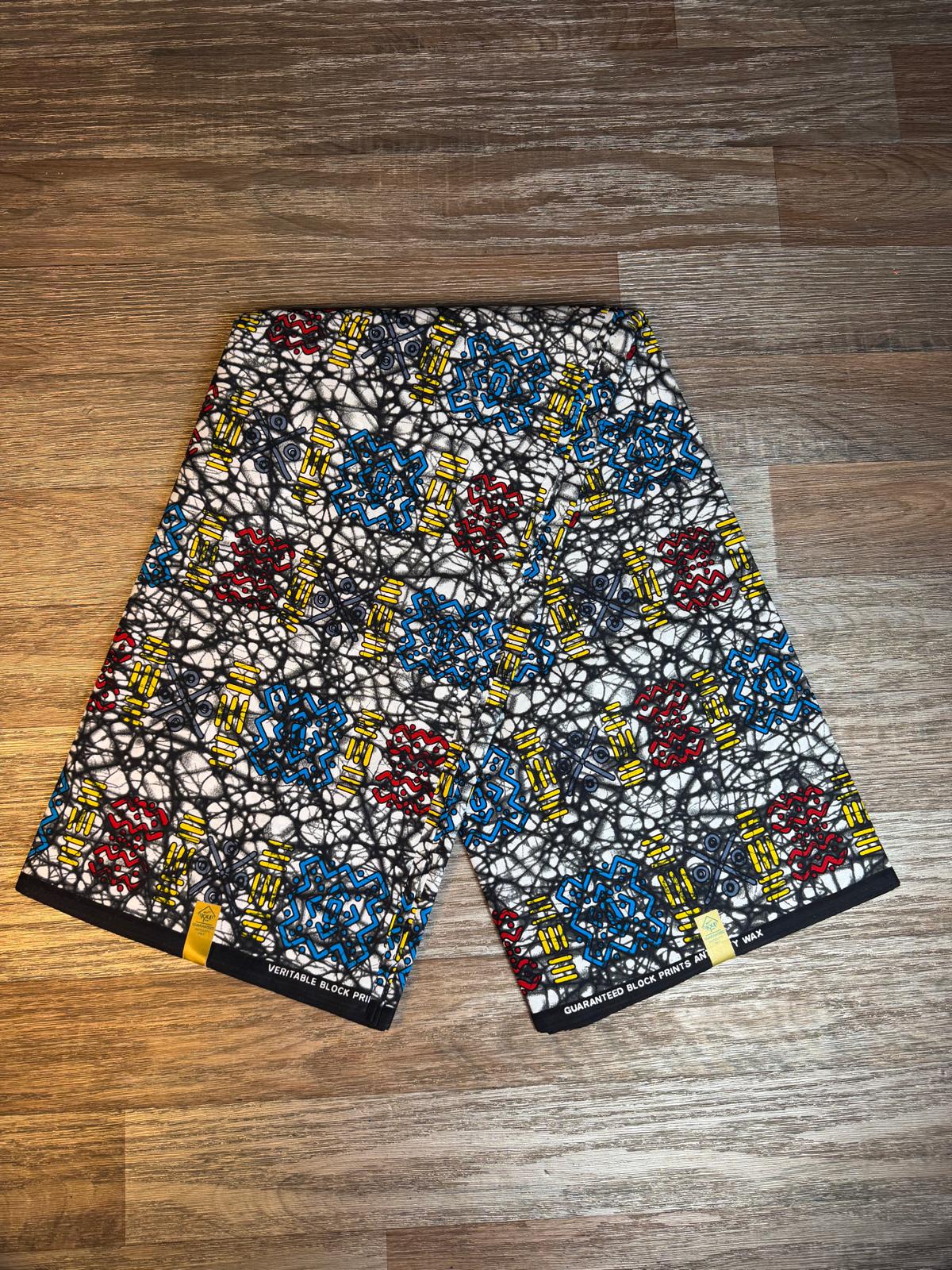Tissus Wax Africain Ankara Wax Antiquity 1 à 6 yards 100% Coton