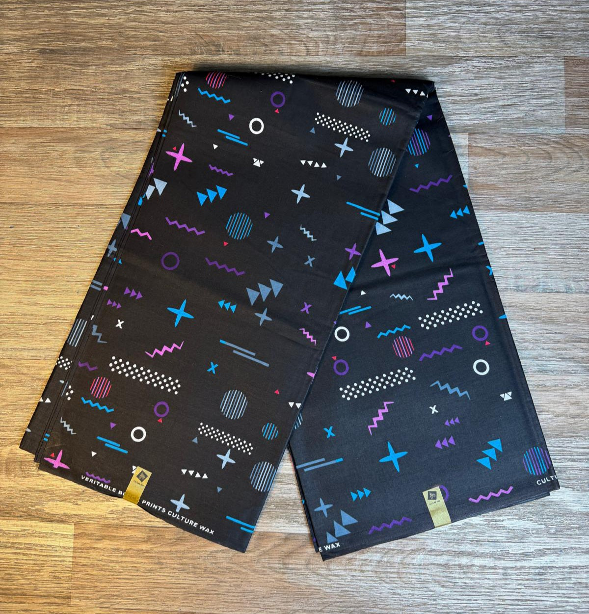 Tissus Wax Africain Ankara 1 à 6 yards Wax "Culture" 100% Coton