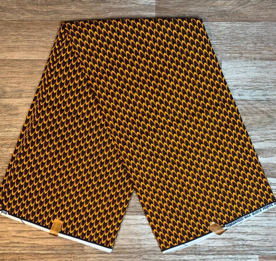 Tissus Wax Africain Ankara 1 à 12 yards Wax Hitarget" Écailles 100% Coton