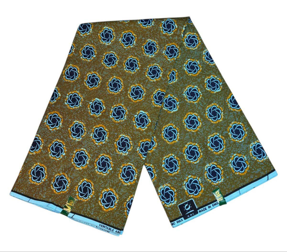Tissus Wax Africain 1 à 12 yards Wax ABC" England Original Ankara 100% Coton