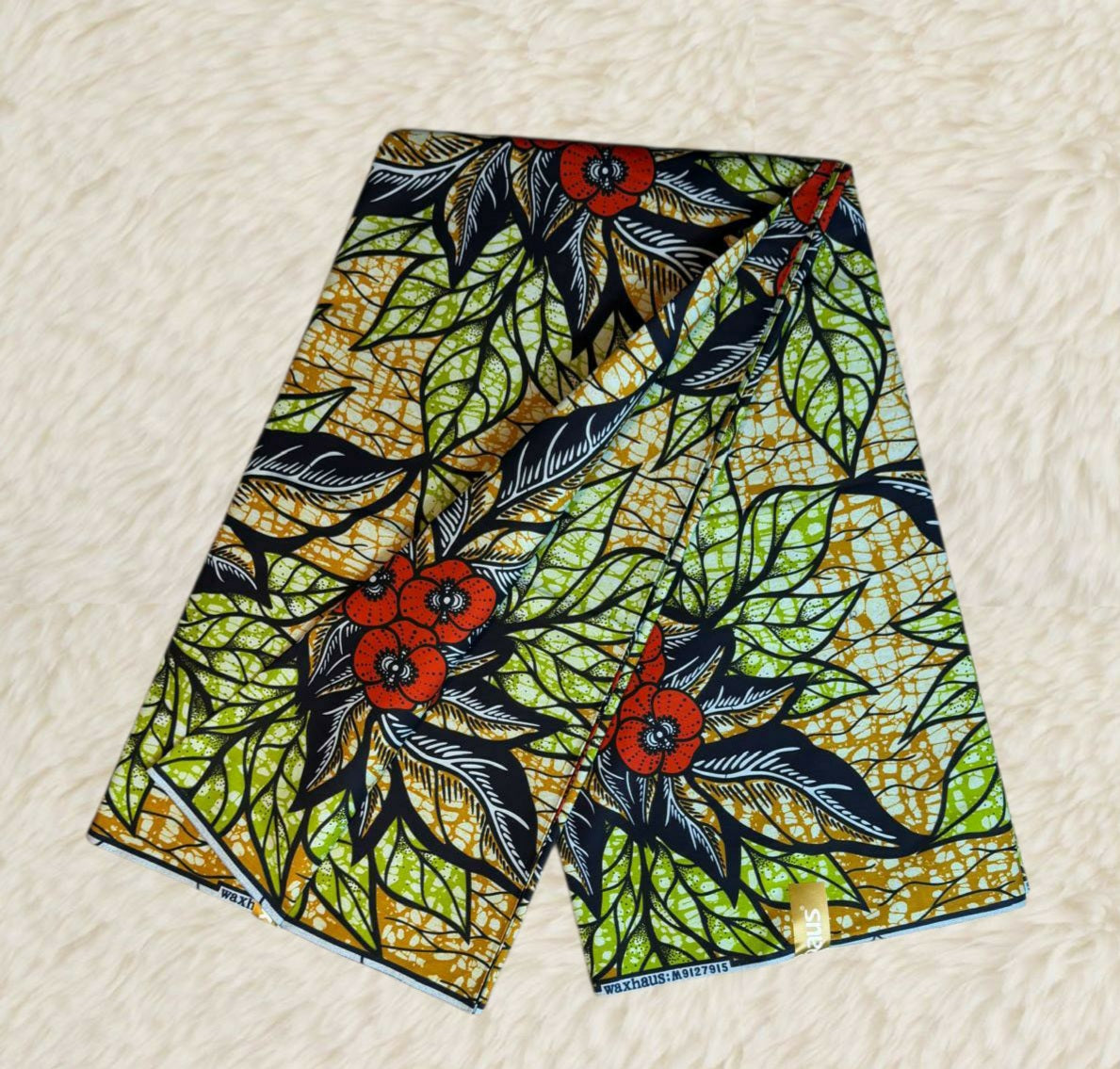 Tissus Wax Africain Ankara 6 yards Wax "Chiganvy" Premium 100% Coton"