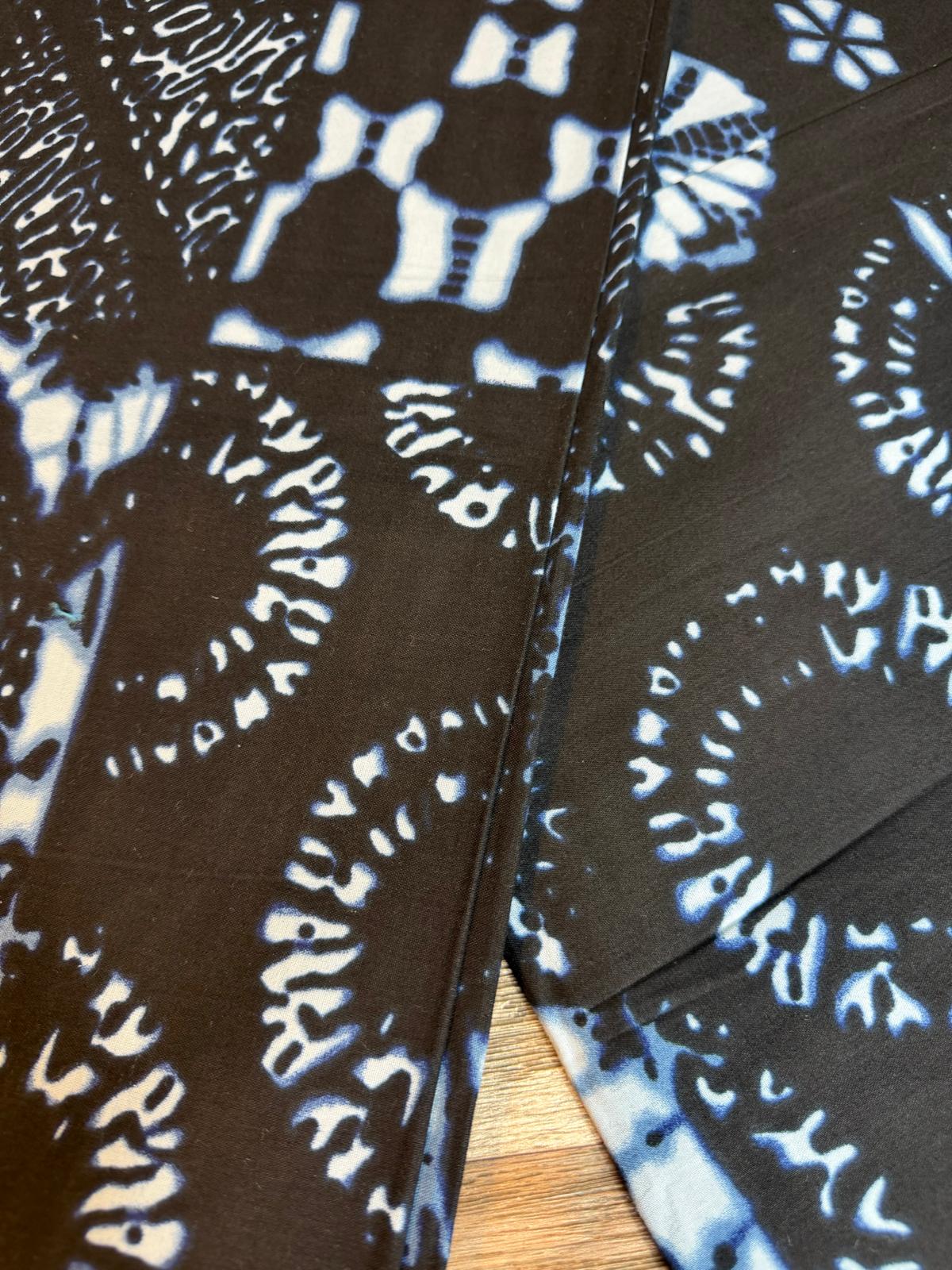 Tissus Wax 1 a 6 yards Wax Africain Wax 100% Coton