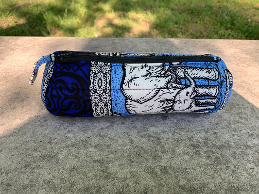 Mehrzweck-Wachs-Federmäppchen | Ideal für Stifte, Make-up und mehr